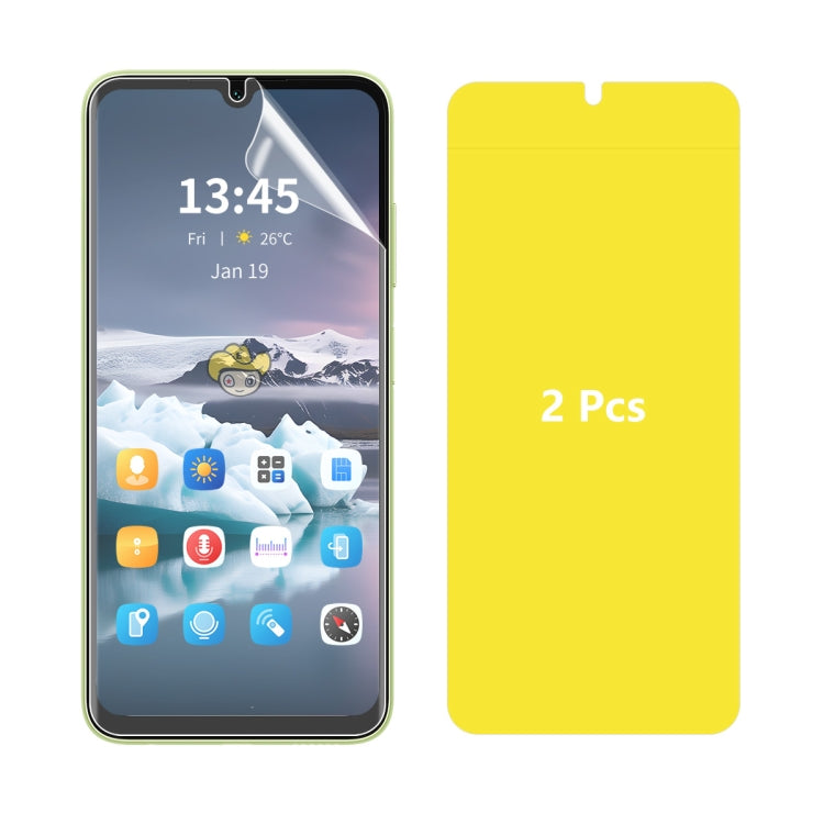 For Huawei Enjoy 60 2pcs ENKAY Hat-Prince Full Glue Coverage Soft Explosion-proof Hydrogel Film