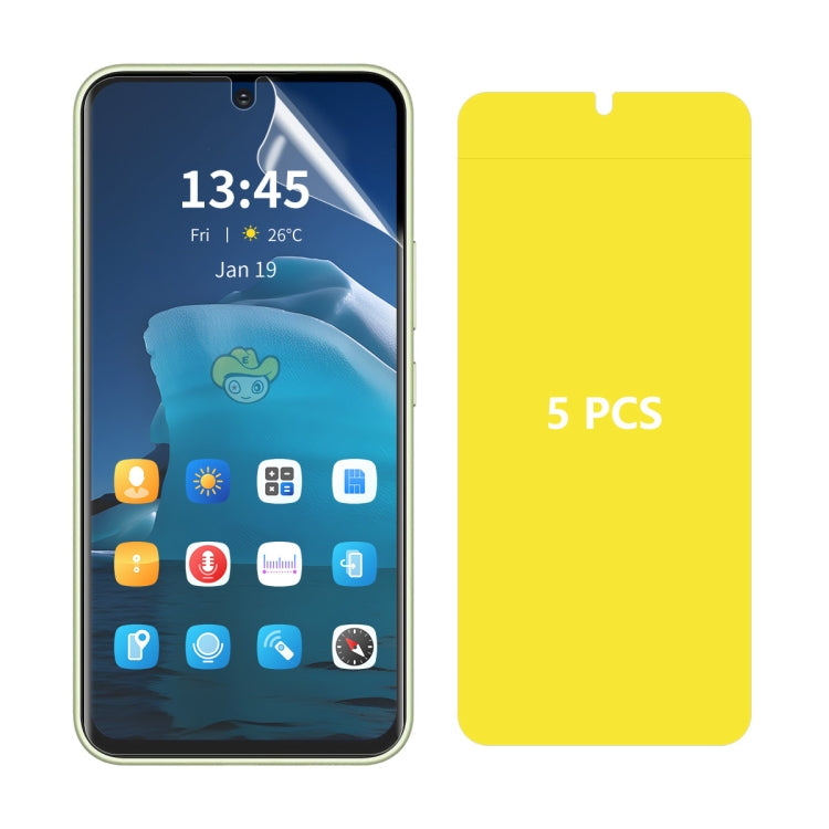 For Huawei nova 11i 5pcs ENKAY Hat-Prince Full Glue Coverage Soft Explosion-proof Hydrogel Film