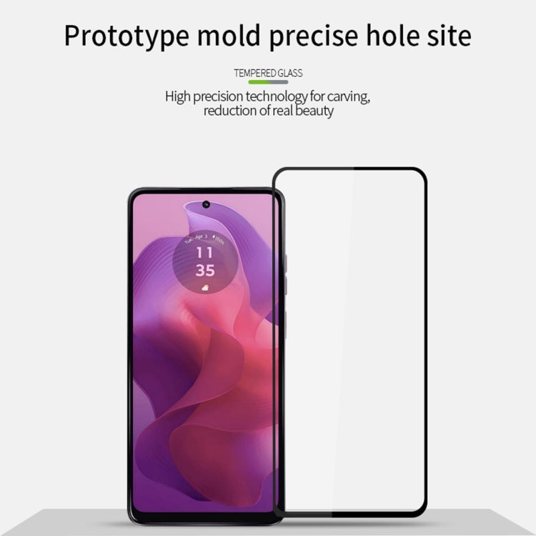 For Motorola Moto G24/G24 Power MOFI 9H 2.5D Full Screen Tempered Glass Film(Black)