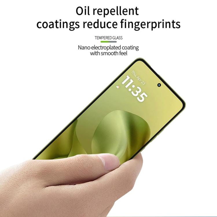 For Motorola Moto G86 / G86 Power MOFI 9H 2.5D Full Screen Tempered Glass Film(Black)