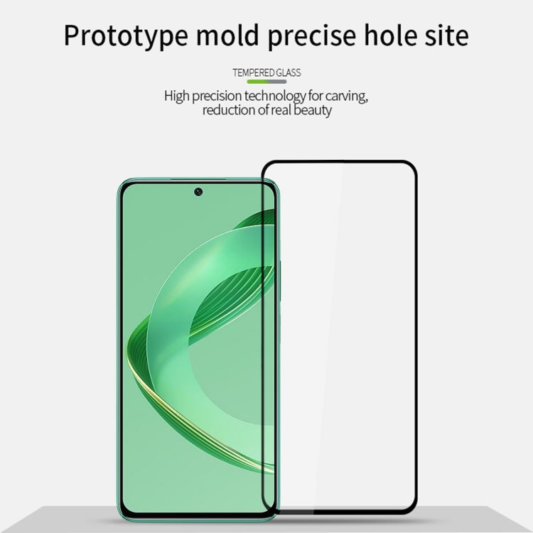 For Huawei nova 12 SE MOFI 9H 2.5D Full Screen Tempered Glass Film(Black)