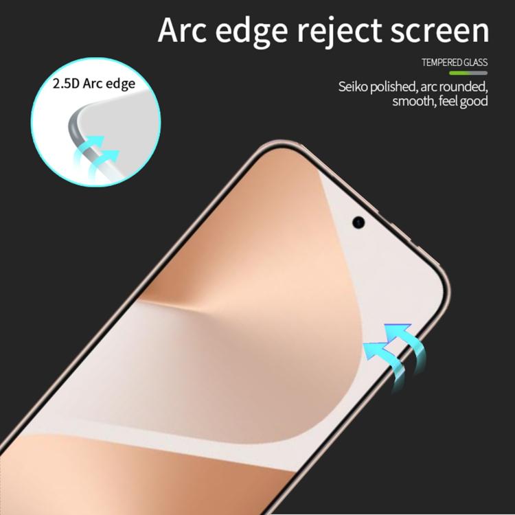 For Huawei Pura 80 MOFI 9H 2.5D Full Screen Tempered Glass Film(Black)