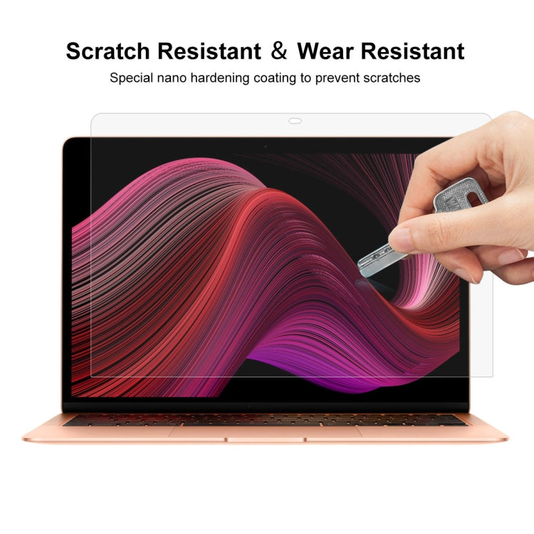 For MacBook Air 13.3 A2179/A2337 ENKAY Hat-Prince 3 in 1 Protective Bracket Case Cover Hard Shell with TPU Keyboard Film / PET Screen Protector, Version:US(Purple)