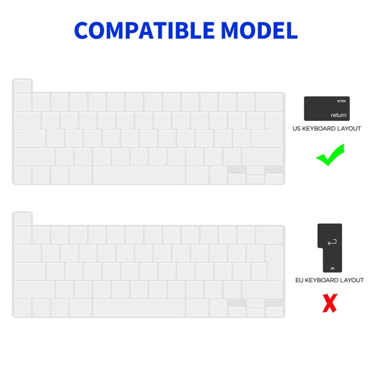 For MacBook Pro 13.3 A2251/A2289/A2338 ENKAY Hat-Prince 3 in 1 Protective Bracket Case Cover Hard Shell with TPU Keyboard Film / PET Screen Protector, Version:US(Black)