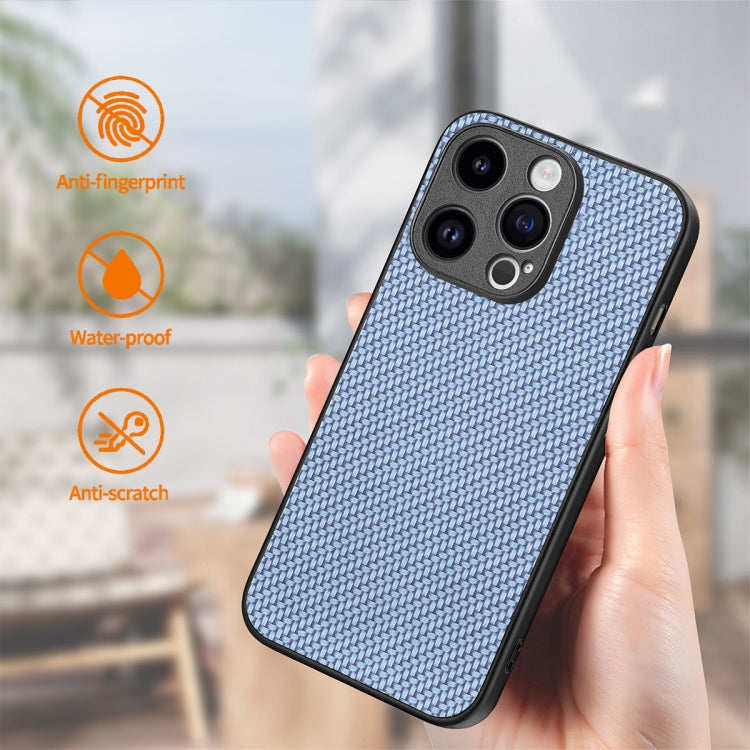 For iPhone 14 Pro Max ENKAY Fiber Leather Skin PC Phone Case with High Aluminum-silicon Glass Film(Khaki)