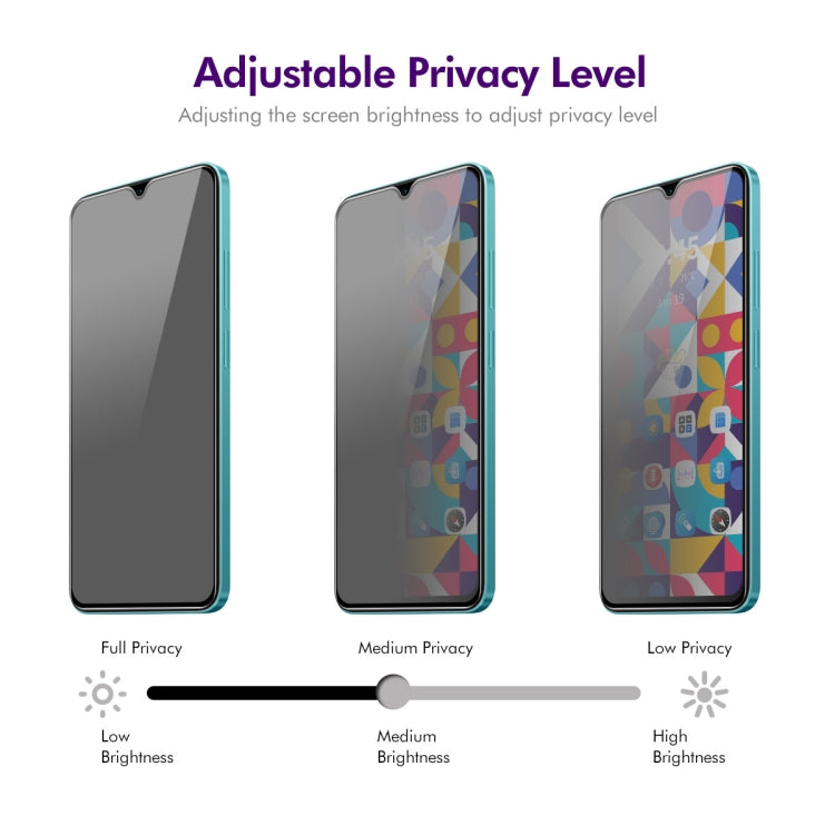 For Huawei Enjoy 60 ENKAY Hat-Prince 28 Degree Anti-peeping Tempered Glass Film