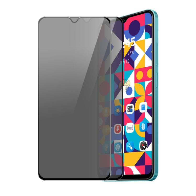 For Huawei nova Y61 4G 2pcs  ENKAY Hat-Prince 28 Degree Anti-peeping Tempered Glass Film