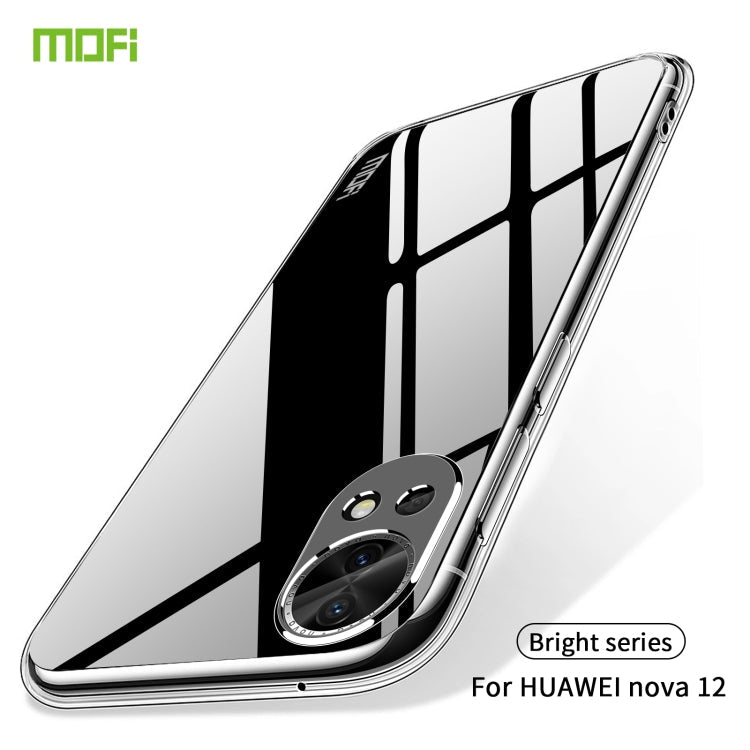 For Huawei nova 12 MOFI Ming Series Ultra-thin TPU Phone Case(Transparent)