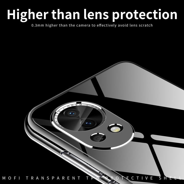 For Huawei nova 12 MOFI Ming Series Ultra-thin TPU Phone Case(Transparent)
