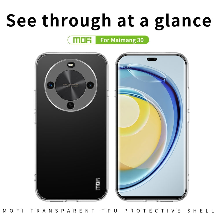 For Huawei Maimang 30 MOFI Ming Series Ultra-thin TPU Phone Case(Transparent)