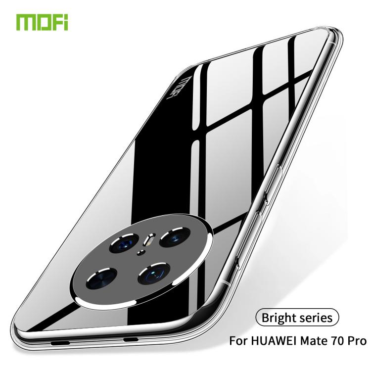 For Huawei Mate 70 Pro MOFI Ming Series Ultra-thin TPU Phone Case(Transparent)