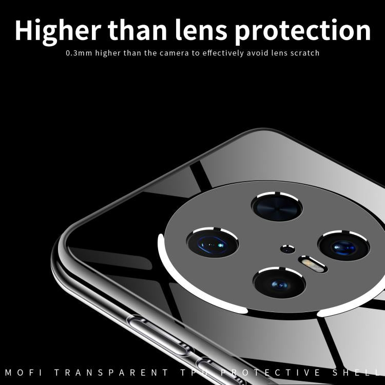 For Huawei Mate 70 Pro MOFI Ming Series Ultra-thin TPU Phone Case(Transparent)