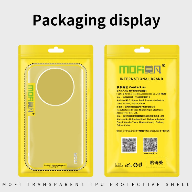 For Huawei nova 12 Pro / 12 Ultra MOFI Ming Series Ultra-thin TPU Phone Case(Transparent)