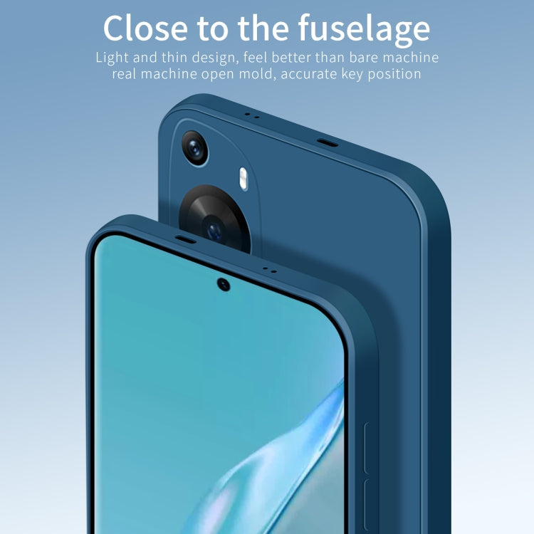 For Huawei P60 Art PINWUYO Sense Series Liquid Silicone TPU Phone Case(Blue)