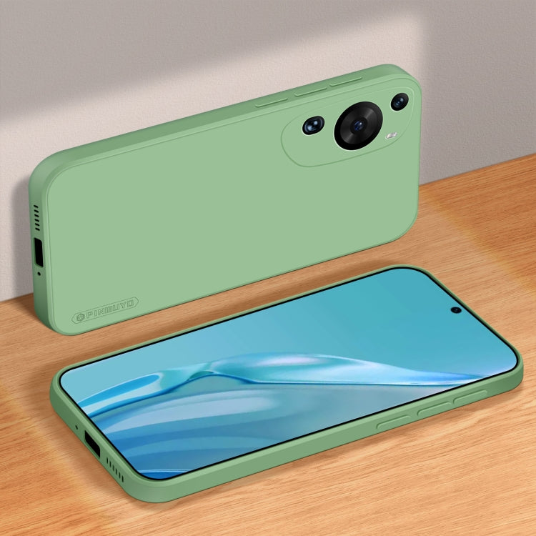 For Huawei P60 Art PINWUYO Sense Series Liquid Silicone TPU Phone Case(Green)