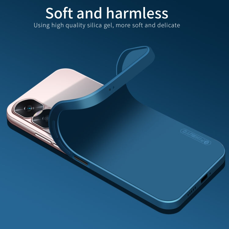 For Honor X50i / 90 Lite PINWUYO Sense Series Liquid Silicone TPU Phone Case(Blue)