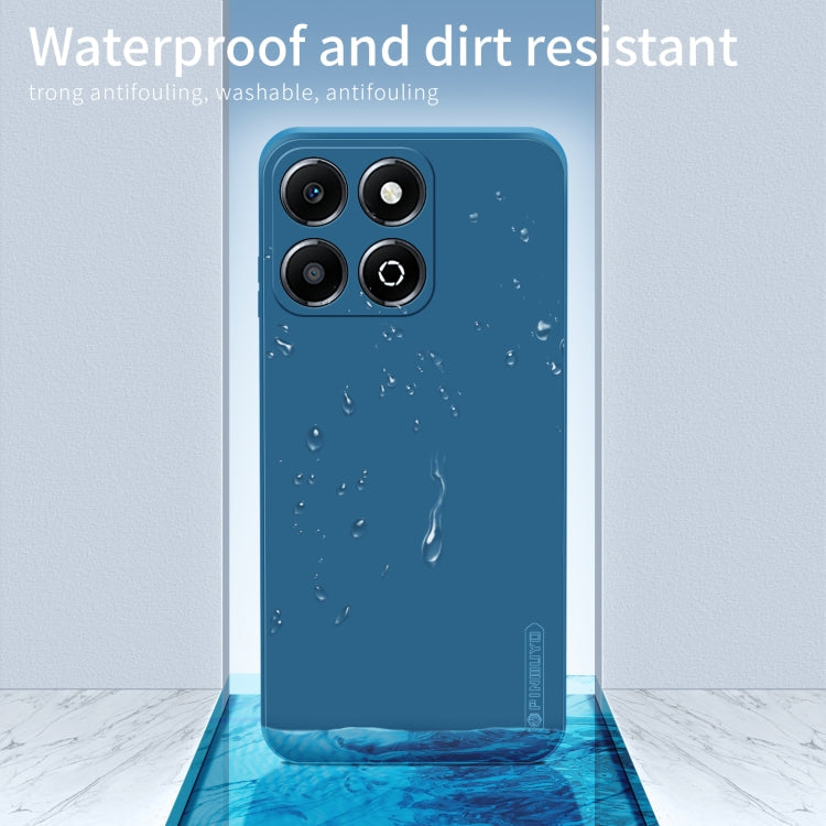 For Honor X6b PINWUYO Sense Series Liquid Silicone TPU Phone Case(Black)