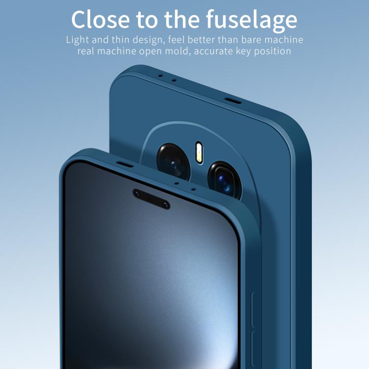 For Honor Magic7 Pro PINWUYO Sense Series Liquid Silicone TPU Phone Case(Blue)