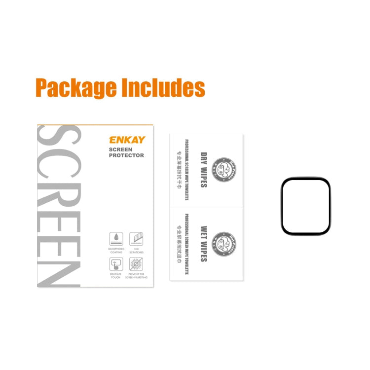 For Amazfit Bip 5 / Bip 5 Pro ENKAY ENKAY 3D Full Coverage Soft PC Edge PMMA HD Screen Film