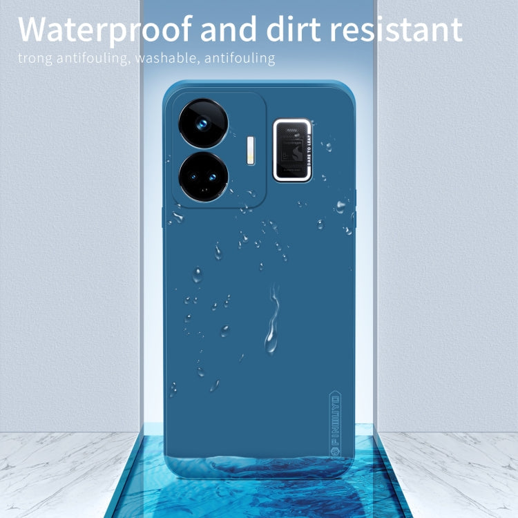 For Realme GT Neo5 PINWUYO Sense Series Liquid Silicone TPU Phone Case(Black)