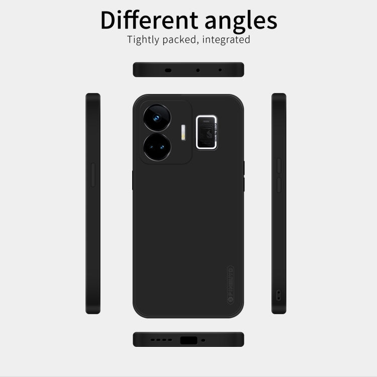 For Realme GT Neo5 PINWUYO Sense Series Liquid Silicone TPU Phone Case(Black)