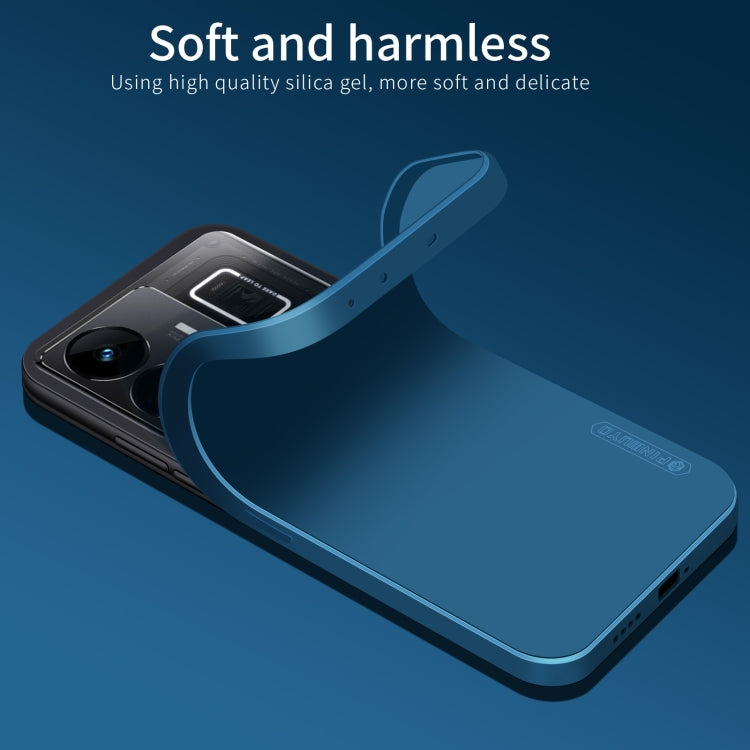 For Realme GT Neo5 PINWUYO Sense Series Liquid Silicone TPU Phone Case(Blue)