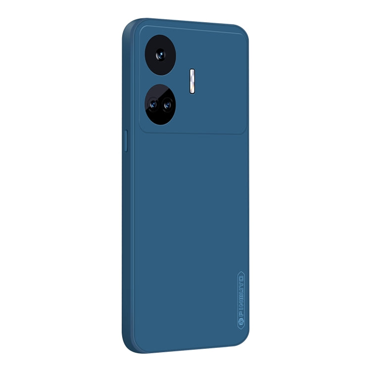 For Realme GT Neo5 SE PINWUYO Sense Series Liquid Silicone TPU Phone Case(Blue)