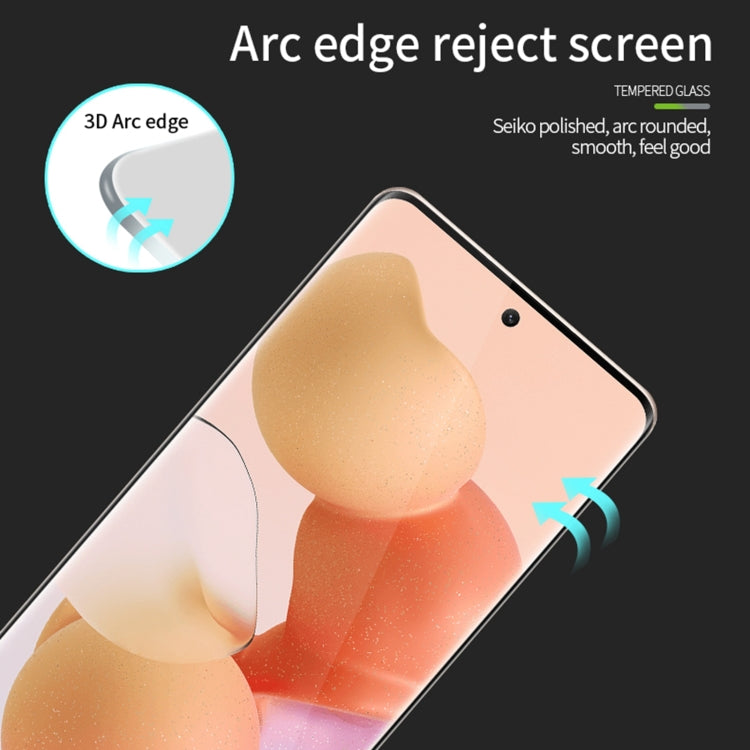 For Huawei Mate X5 PINWUYO 9H 3D Hot Bending Tempered Glass Film(Black)