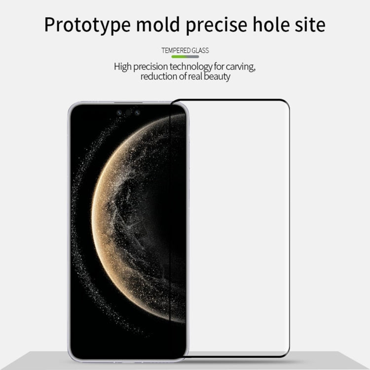 For Huawei Mate 70 Pro PINWUYO 9H 3D Hot Bending Tempered Glass Film(Black)