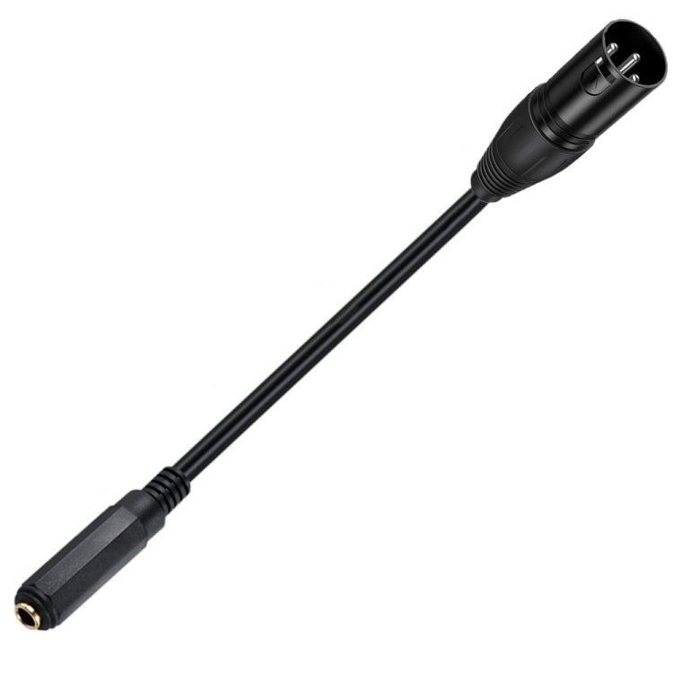 6.35mm Female to XLR Male JUNSUNMAY Speaker Audio Amplifier Connection Cable, Length: 50cm