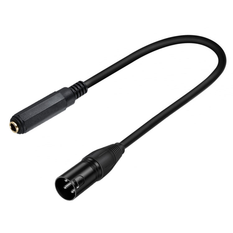 6.35mm Female to XLR Male JUNSUNMAY Speaker Audio Amplifier Connection Cable, Length: 50cm