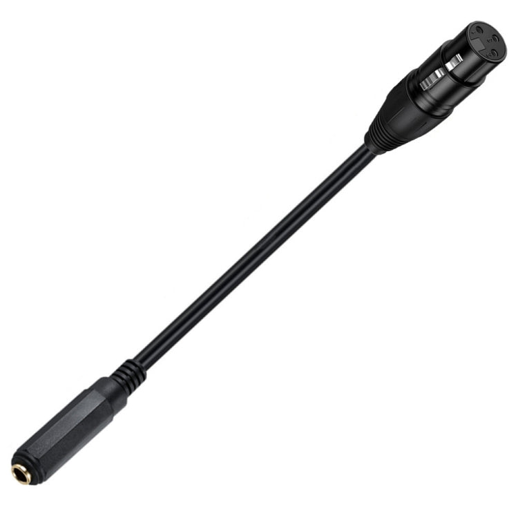 6.35mm Female to XLR Female JUNSUNMAY Speaker Audio Amplifier Connection Cable, Length: 50cm