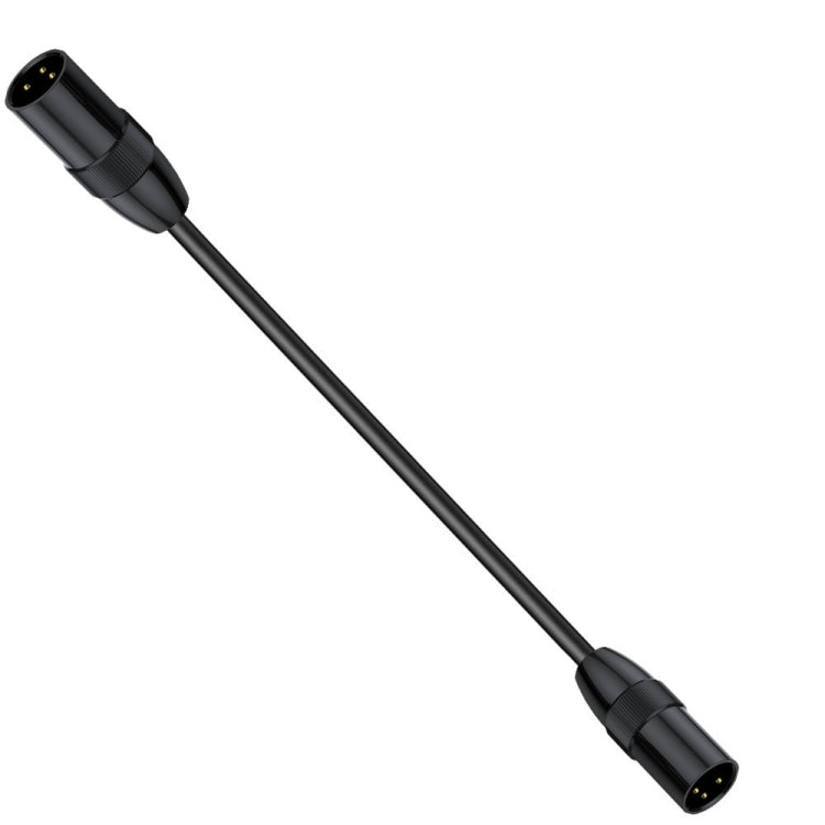 JUNSUNMAY XLR Male to Male Mic Cord 3 Pin Audio Cable Balanced Shielded Cable, Length:1m