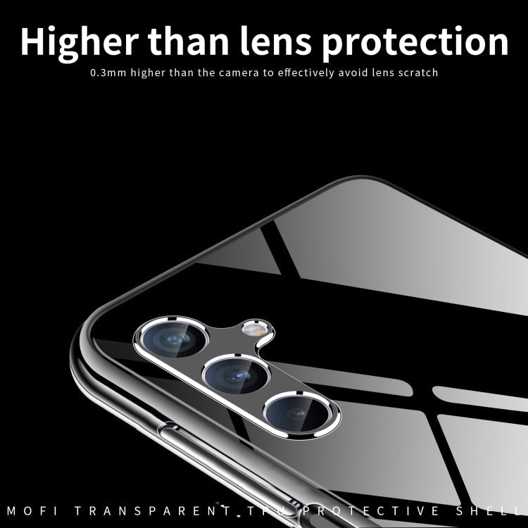 For Samsung Galaxy M35 MOFI Ming Series Ultra-thin TPU Phone Case(Transparent)