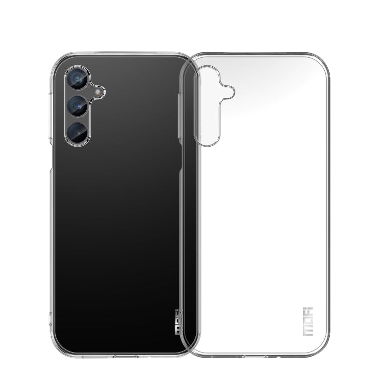 For Samsung Galaxy M35 MOFI Ming Series Ultra-thin TPU Phone Case(Transparent)