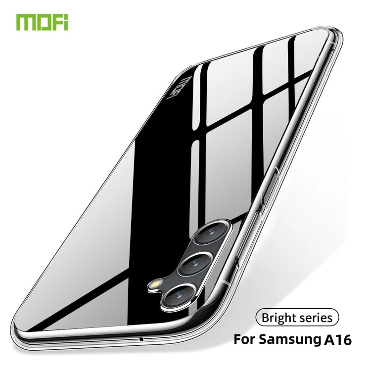For Samsung Galaxy A16 MOFI Ming Series Ultra-thin TPU Phone Case(Transparent)