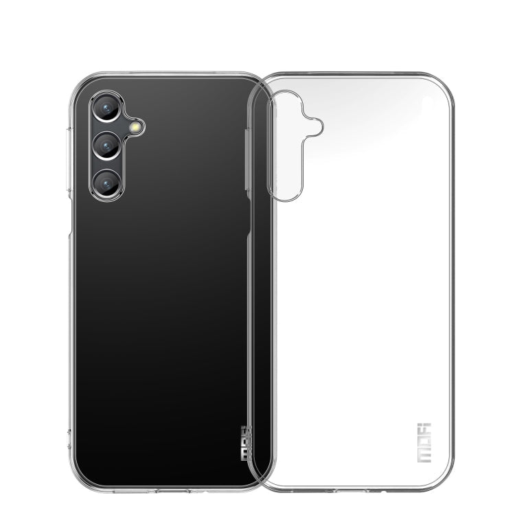 For Samsung Galaxy A16 MOFI Ming Series Ultra-thin TPU Phone Case(Transparent)