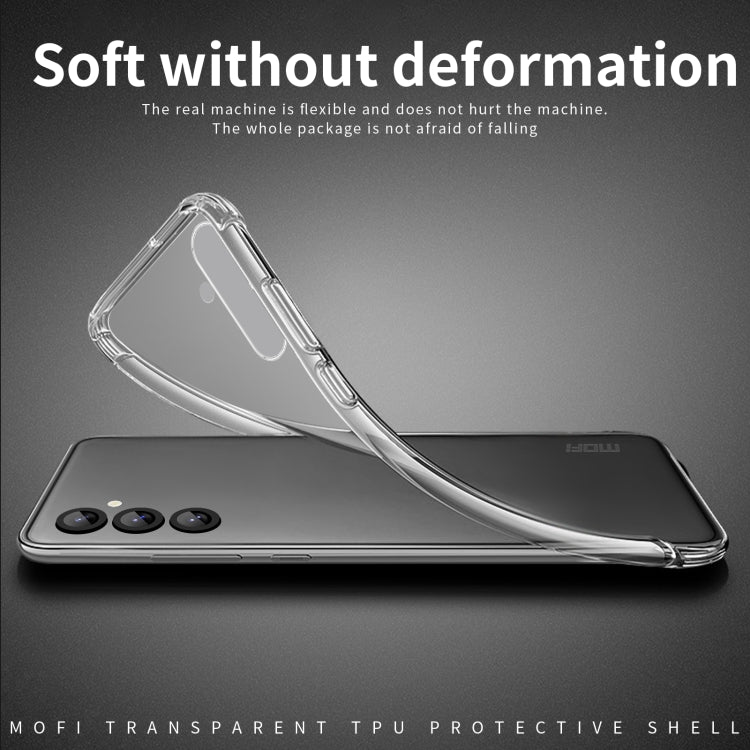 For Samsung Galaxy S25+ 5G MOFI Ming Series Ultra-thin TPU Phone Case(Transparent)