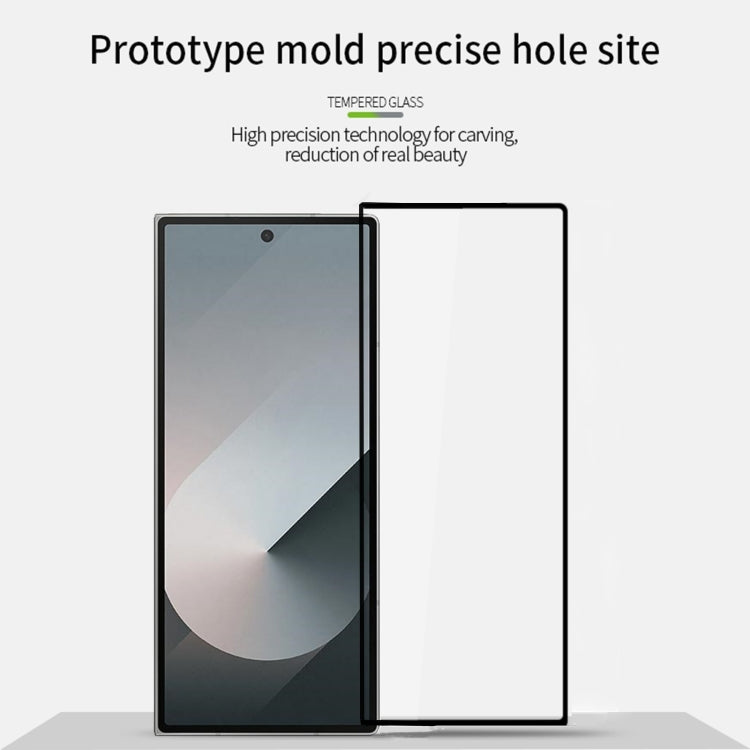 For Samsung Galaxy Z Fold6 MOFI 9H 2.5D Full Screen Tempered Glass Film(Black)