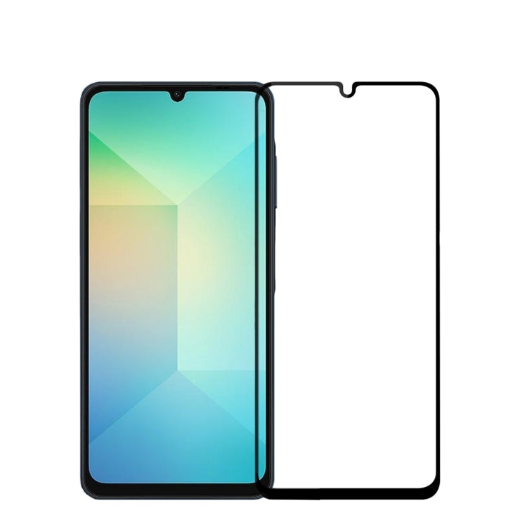 For Samsung Galaxy A06 4G MOFI 9H 2.5D Full Screen Tempered Glass Film(Black)