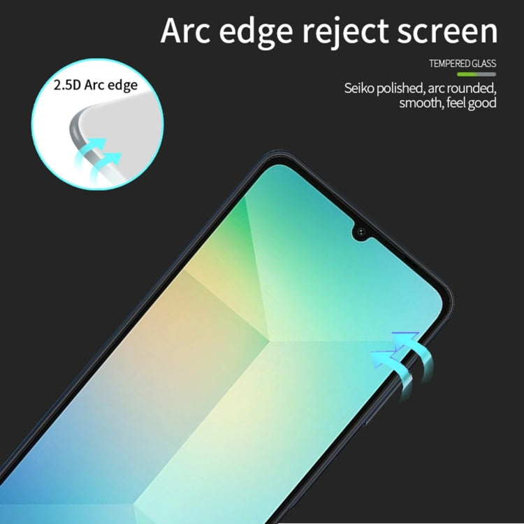 For Samsung Galaxy A06 4G MOFI 9H 2.5D Full Screen Tempered Glass Film(Black)