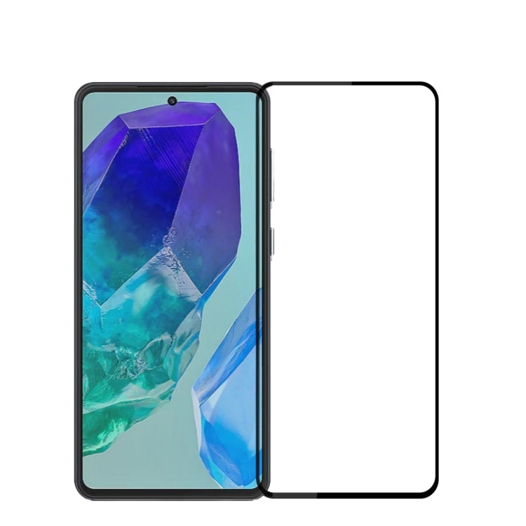 For Samsung Galaxy M55 PINWUYO 9H 2.5D Full Screen Tempered Glass Film(Black)