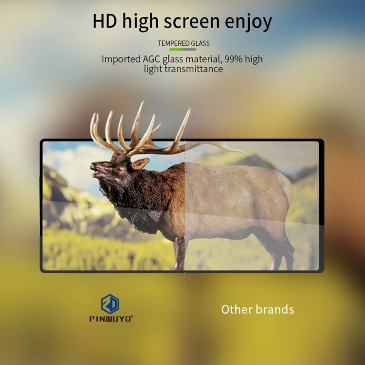 For Samsung Galaxy Z Fold6 PINWUYO 9H 2.5D Full Screen Tempered Glass Film(Black)