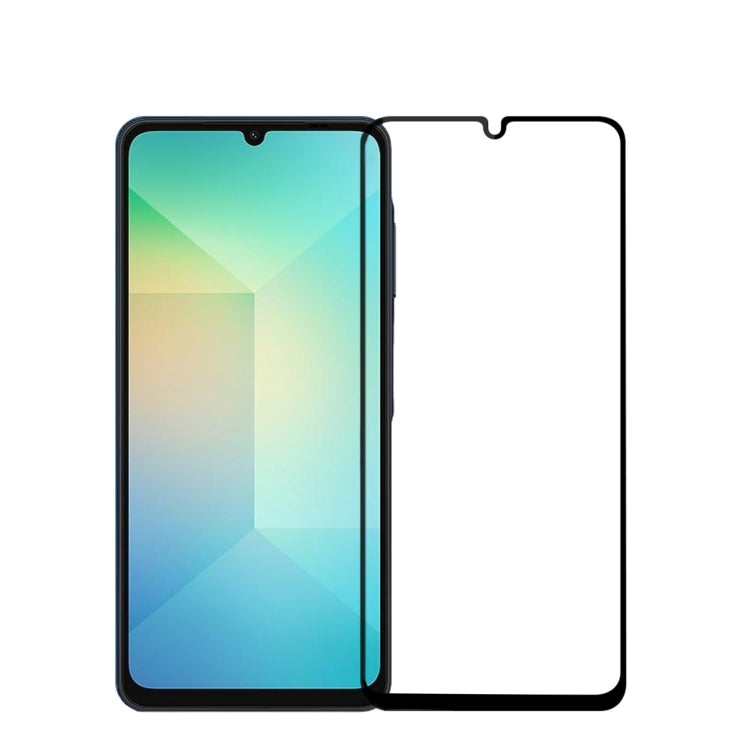 For Samsung Galaxy A06 PINWUYO 9H 2.5D Full Screen Tempered Glass Film(Black)