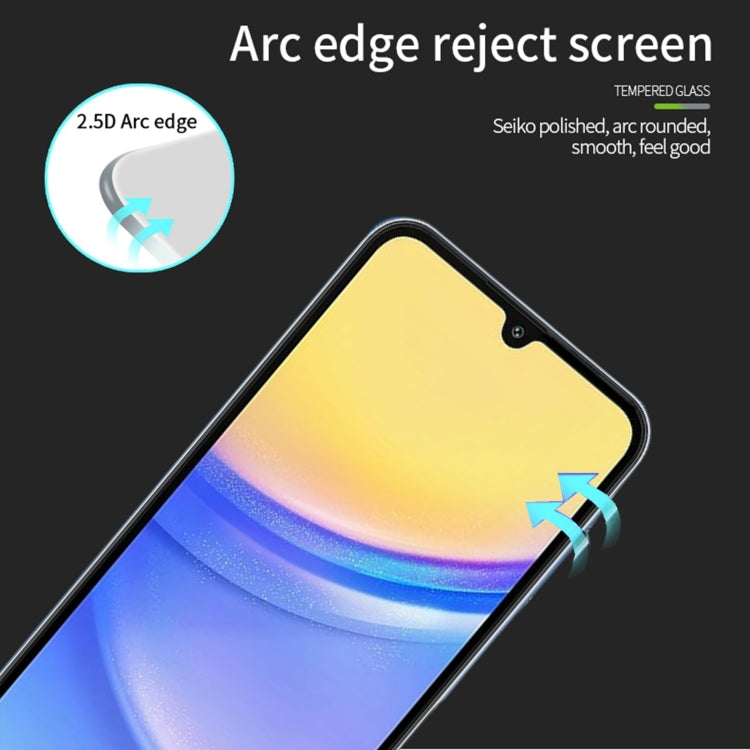 For Samsung Galaxy A16 5G PINWUYO 9H 2.5D Full Screen Tempered Glass Film(Black)
