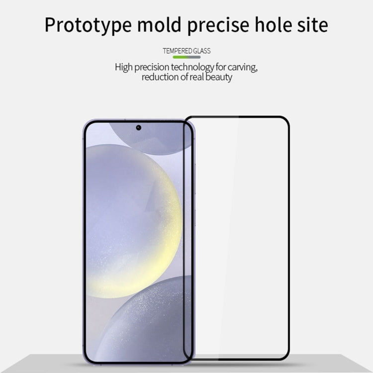 For Samsung Galaxy S25+ 5G PINWUYO 9H 2.5D Full Screen Tempered Glass Film(Black)