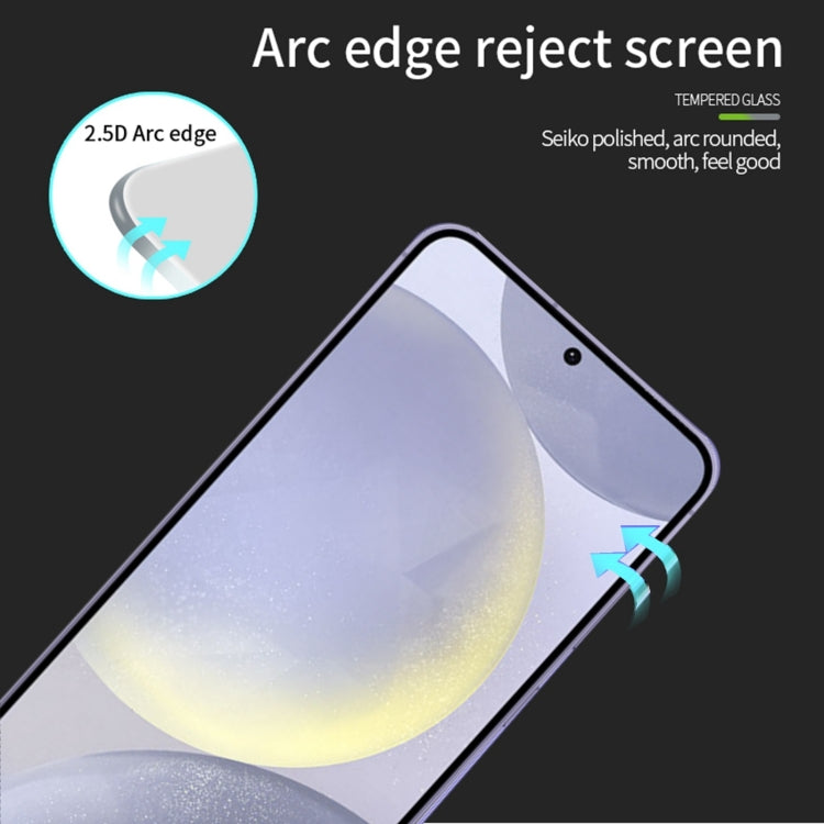 For Samsung Galaxy S25+ 5G PINWUYO 9H 2.5D Full Screen Tempered Glass Film(Black)
