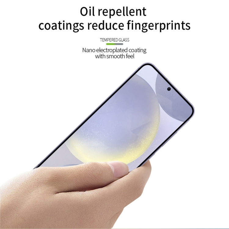 For Samsung Galaxy S25+ 5G PINWUYO 9H 2.5D Full Screen Tempered Glass Film(Black)