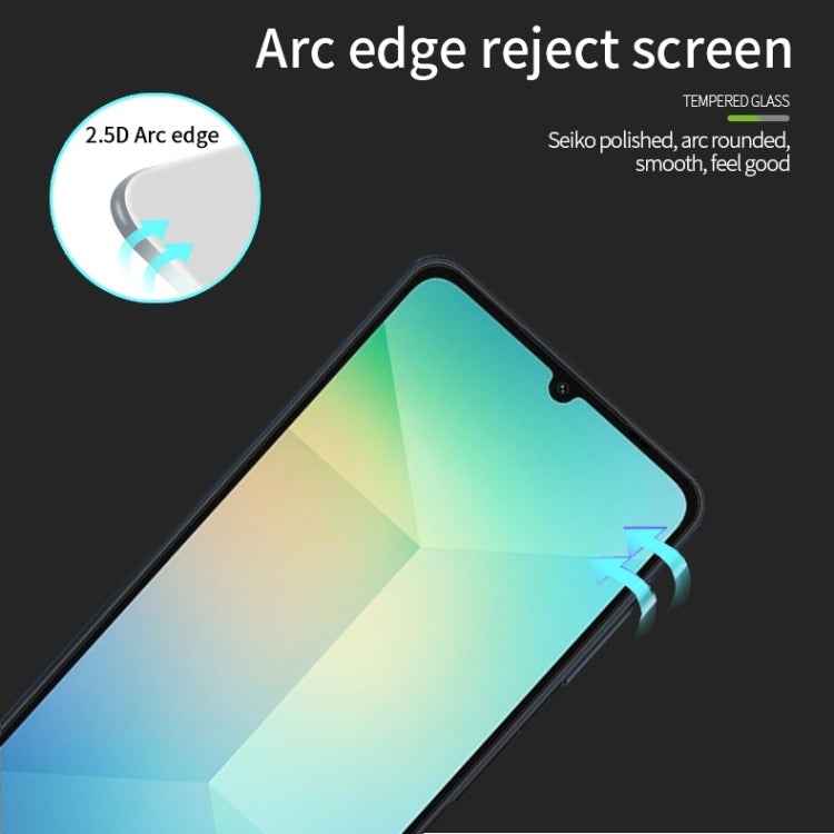 For Samsung Galaxy A26 5G PINWUYO 9H 2.5D Full Screen Tempered Glass Film(Black)
