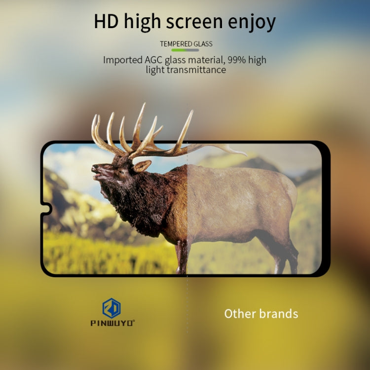 For Samsung Galaxy A26 5G PINWUYO 9H 2.5D Full Screen Tempered Glass Film(Black)